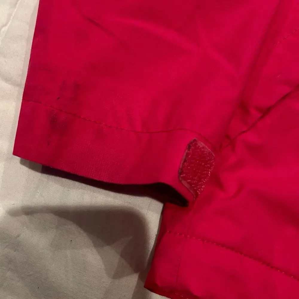 North Face girls Dryvent jacket dark pink medium 10/12 GUC